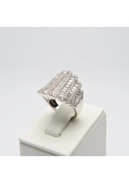 303 Zirkon Gümüş Yüzük