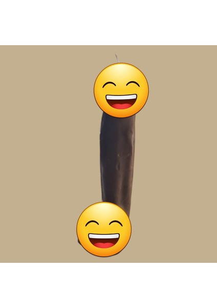 Dogal Dekoratif Cikolata Kokulu Dik Modeli Soyawax Mum