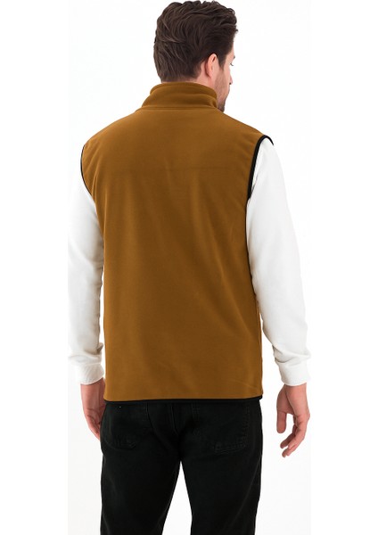 Erkek Tam Fermuarlı Spor Polar Yelek indirimleri