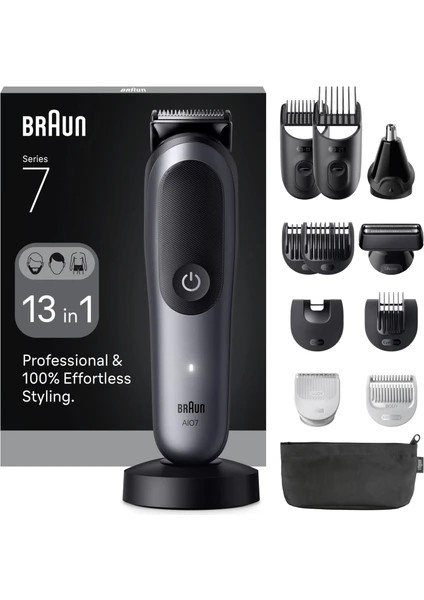 Hepsi Bir Arada Series 7, 13'ü 1 Arada Tıraş Kiti, Problade, Autosense, AIO7560