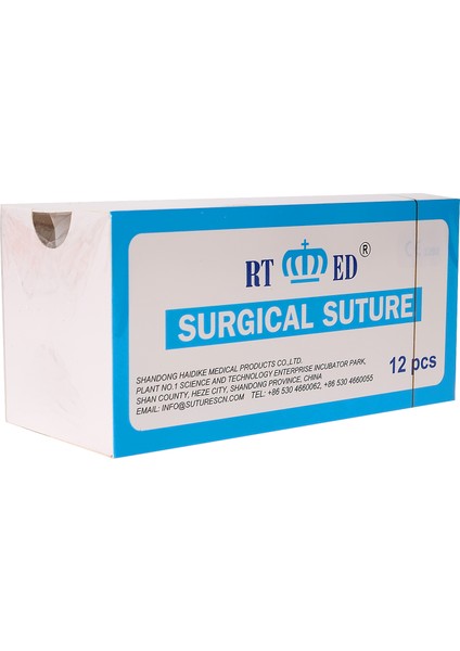 Katküt Sılk Braided No:3 (6 Metric) Without Needle 150 cm 12 Adet