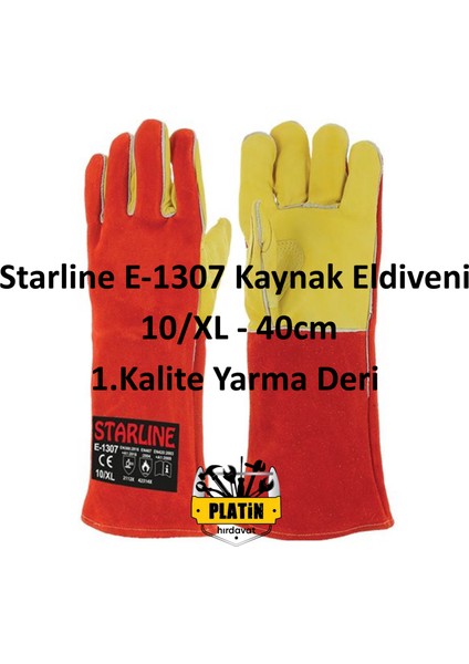 E-1307 Kaynak Eldiveni BEDEN10/XL - 40CM