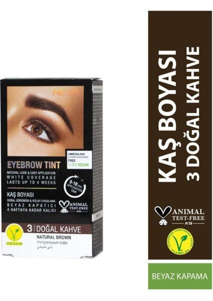 03 Doğal Kahve Amonyaksız %100 Vegan Kaş Boyası fiyatları