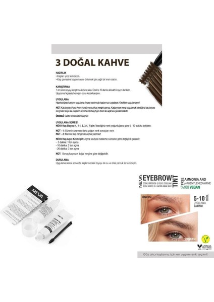 03 Doğal Kahve Amonyaksız %100 Vegan Kaş Boyası modelleri