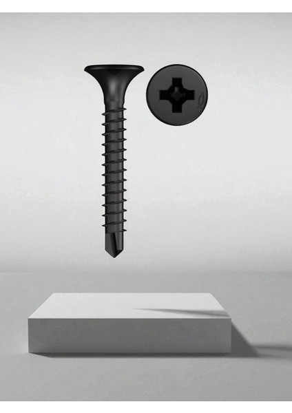 Matkap Uçlu Alçıpan Vidası Siyah Vida 3.5 x 45 mm 100 Adet fiyatları