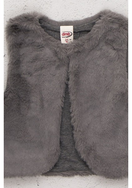 Kız Çocuk Yumuşak Dokulu Tüylü Peluş Yelek modelleri