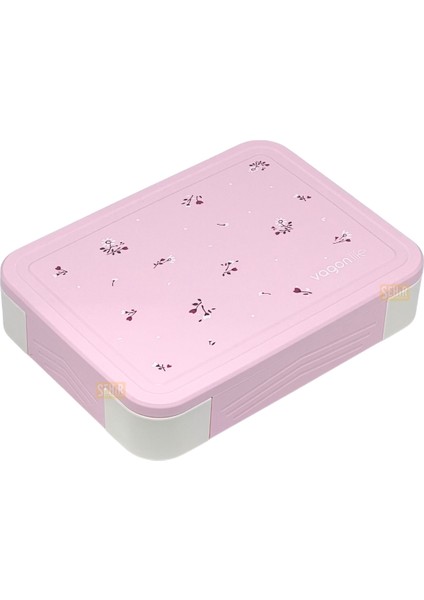 Bento 1330ML Lunchbox Yeni Koleksiyon Tek Katlı 5 Bölmeli Pp Plastik Çocuk Sefer Tası Yemek Kutusu