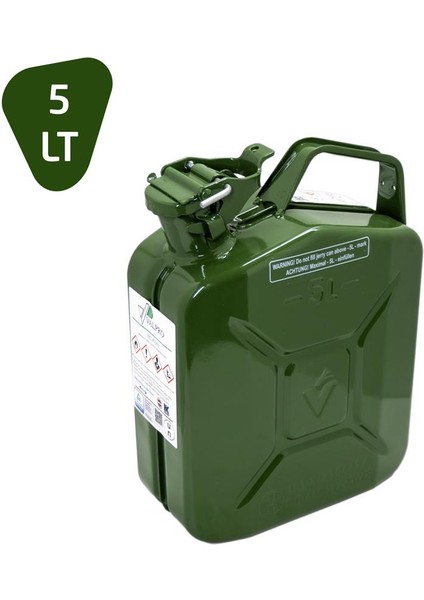 Valpro 803111105 Metal Yakıt Bidonu 5 Litre (1219.00.00)