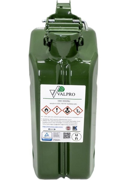 Valpro 803111105 Metal Yakıt Bidonu 5 Litre (1219.00.00) fırsatları