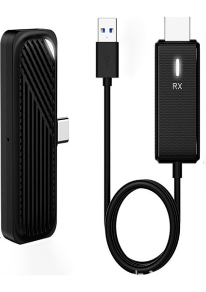 Kablosuz HDMI Ekran Yansıtıcı Seti 1080P Hd Görüntü Tak-Çalıştır Telefon, Pc, Tv, Projeksiyon Uyumlu modelleri