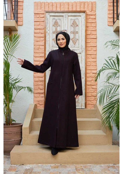 6577-KAŞE Pardesü Mürdüm modelleri