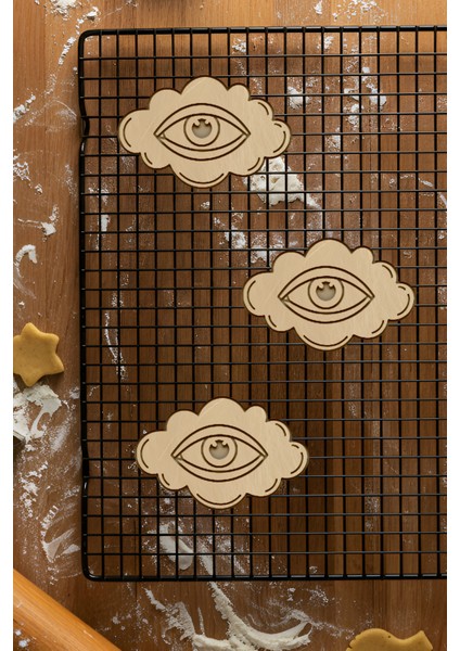 Göz Kurabiye Kalıbı, Hamur Şekillendirici, Bisküvi Kalıbı, Kolay Kesim Ucu fiyatları