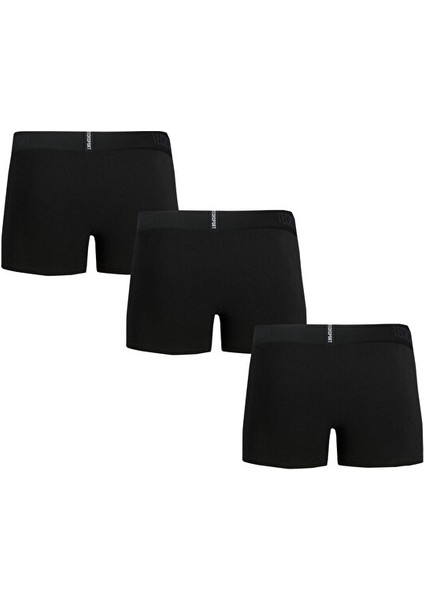Boxer Short 3 Pack Erkek Boxer (3'lü) BX3002 Siyah fiyatları