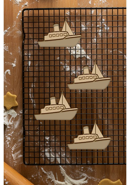 Gemi Kurabiye Kalıbı, Hamur Şekillendirici, Bisküvi Kalıbı, Kolay Kesim Ucu fiyatları