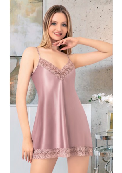 Iç Giyim Miss Laris Ince Askılı Şık Saten Gecelik fiyatları