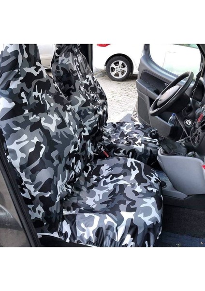 Fiat Egea Cross Kamuflaj Penye Yıkanabilir Esnek Kılıf Servis Kılıfı 4 Parça Uyumlu