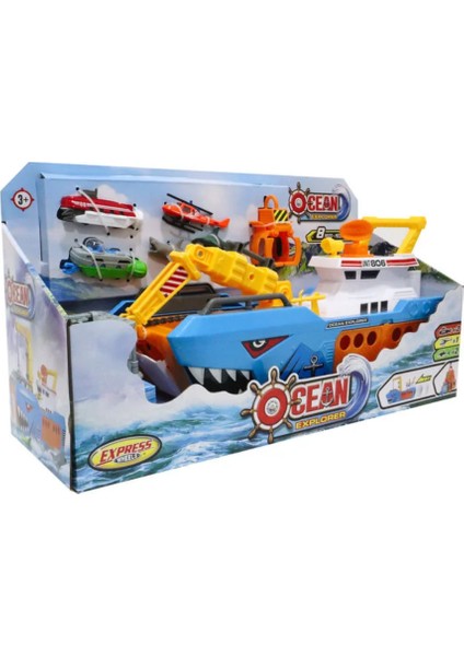 Express Wheels Okyanus Kaşifi 8 Parça Keşif Gemisi fiyatları