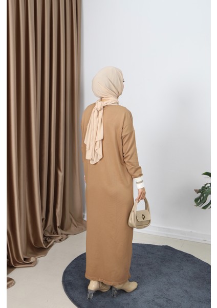 Sim Detaylı Merserize Elbise