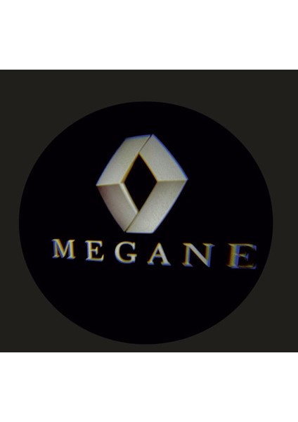 Yeni Megane Araçlar Için Mesafe Sensörlü Fotoselli Pilli Yapıştırmalı Kapı Altı LED Logo fiyatları