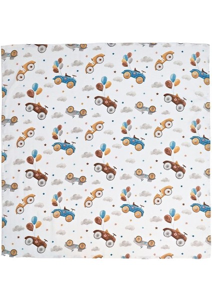 Müslin Örtü Üçlü 55X55 Minicik Uçan Arabalar-Minicik Kaktüs Bahçesi-Minicik Geyik Bahçesi modelleri