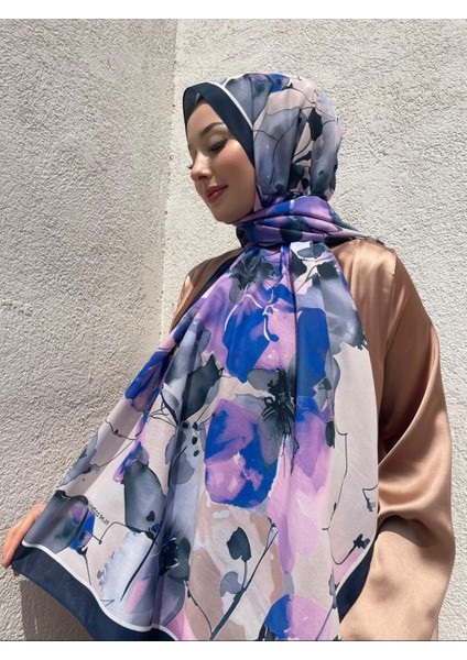 Yeni Sezon Gül Desen Soft Pamuk Rahat ve Zarif Şal