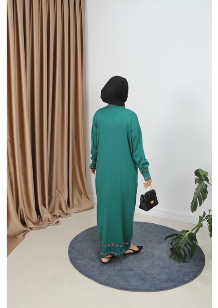 Şeritli Çift Renk Merserize Elbise indirimleri