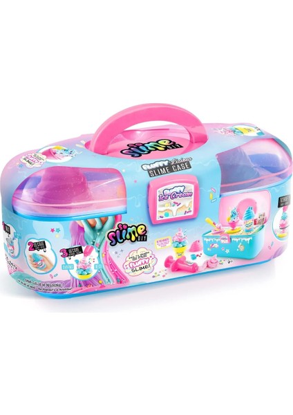 Fluffy Slime Case Marshmallow Dokulu Çantalı Slime