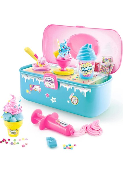 Fluffy Slime Case Marshmallow Dokulu Çantalı Slime indirimleri