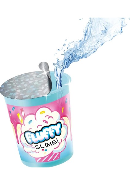 Fluffy Slime Case Marshmallow Dokulu Çantalı Slime