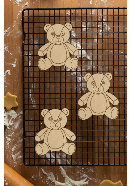 Ayı Kalıbı, Hamur Şekillendirici, Bisküvi Kalıbı, Kolay Kesim Ucu fiyatları