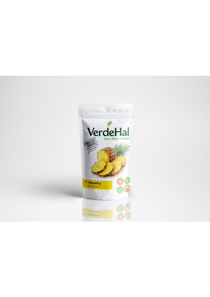 Dondurularak Kurutulmuş Ananas 15 G | Doğal, Katkısız, Çıtır Atıştırmalık