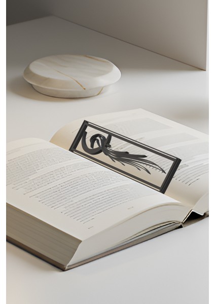 Ay ve Kuş Kitap Ayracı, Modern Tasarım, Hafif ve Şık 2’li, Siyah ve Beyazın Modern Uyumu fiyatları