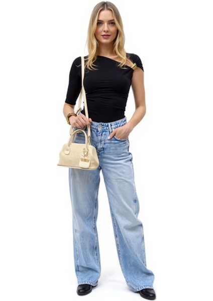 Kadın Hasır El Çantası; Mini Boy Suni Deri Detaylı Ayarlanabilir Askı Haftasonu Kullanım fiyatları