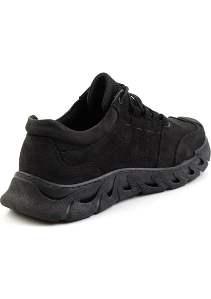 Siyah Hakiki Deri Erkek Sneaker E01733029501 modelleri