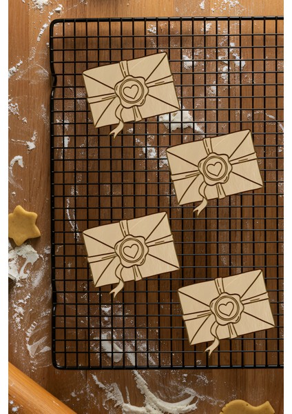 Aşk Mektubu Kurabiye Kalıbı, Hamur Şekillendirici, Bisküvi Kalıbı, Kolay Kesim Ucu fiyatları