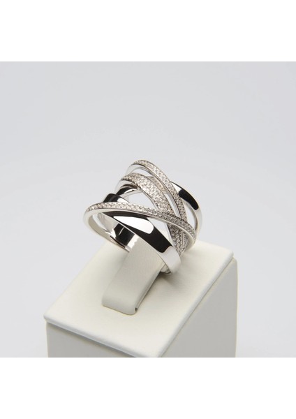 304 Zirkon Gümüş Yüzük