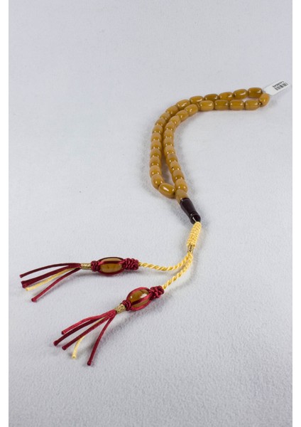 Faris Işçilikli Tıraşlı Imame Osmanlı Benzetmesi Sıkma Kehribar Tesbih TSB0649