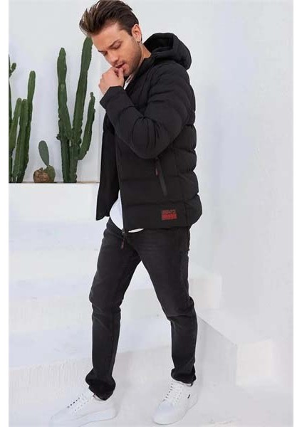 Siyah Erkek Mont 2096 modelleri