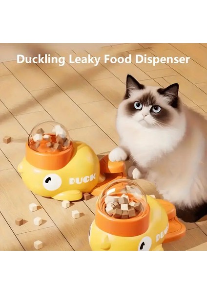 Sevimli Ördek Kedi/köpek Ödül Mamalı Zeka Oyuncağı fırsatları
