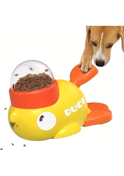 Sevimli Ördek Kedi/köpek Ödül Mamalı Zeka Oyuncağı