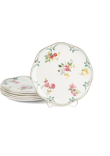 Splendor Florum 6lı Pasta Tabağı 20CM