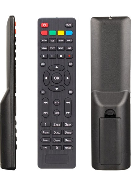 Marginal Brawoo Iptv Vod Youtube Tuşlu Hd Slim Uydu Kumanda Poke PK-7112
