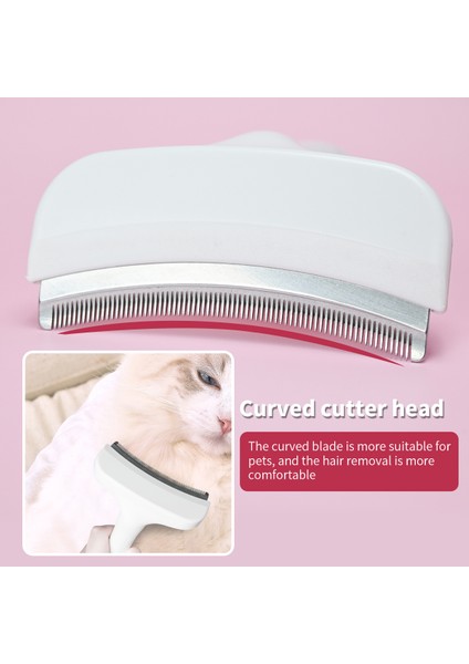 Furmantör Kedi/köpek Evcil Hayvan Tarağı Eğimli Tasarım