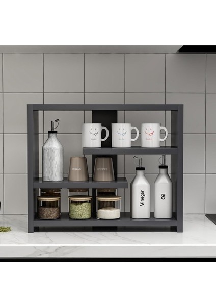 Dizayn Gupse Raf Antrasit