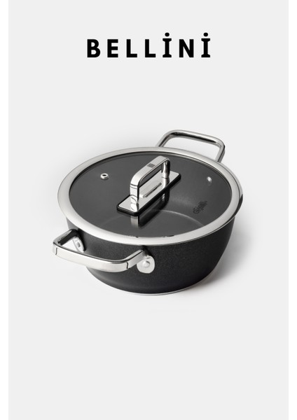 Bellini 7 Parça Tencere Seti Siyah