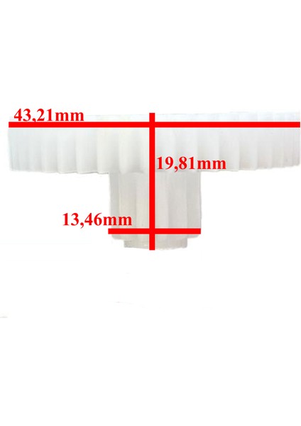 Arçelik 1631 P Mutfak Robotu Dişli Tamir Seti