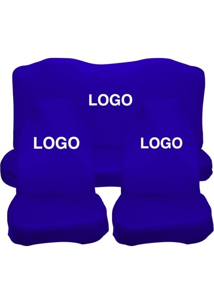 Fiat Egea Cross Mavi Penye Yıkanabilir Esnek Kılıf Servis Kılıfı 4 Parça