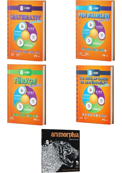 2026 Mozaik Yayınları 8. Sınıf Tüm Dersler Defter Kitap Seti (5 Kitap)
