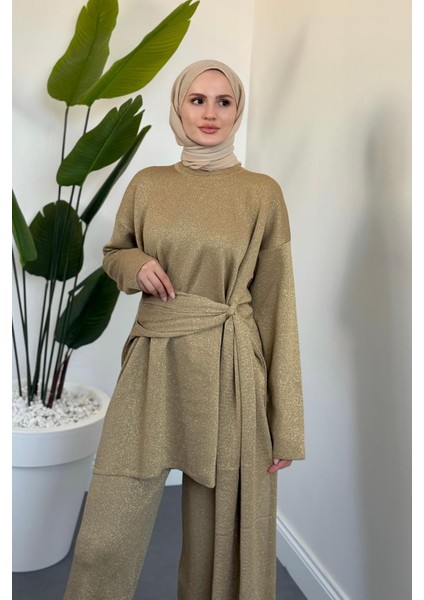 Brillante Yandan Pelerinli Takım Gold fiyatları