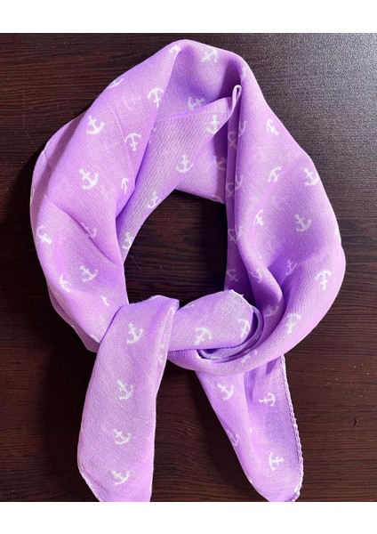 Pamuklu Çapa Desenli Bandana Kare Pamuklu Kumaş